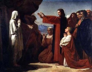 The Raising of Lazarus, 1857, by Léon Bonnat (1833 - 1922)