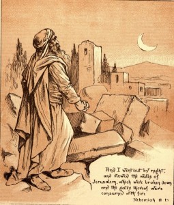Broken Walls of Jerusalem, by Richard Andre, 1884